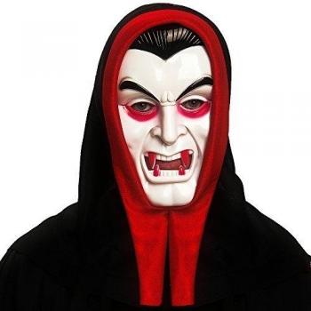 Carnival Toys 01049 - máscara de vampiro para adultos, blanco