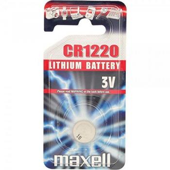 Batería de Litio Maxell CR1220, Tipo Botón/Coin, 3V