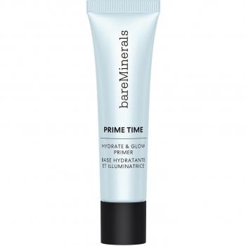BareMinerals Prime Time Hydrate & Glow Primer 30ml - Cosmetics, Hydrating, Glowing Finish, Lightweight Formula, Suitable for All Skin Types