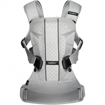 Mochila Portabebés One Air BabyBjörn en Color Plata
