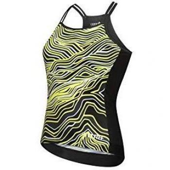 zerorh+ Fashion Lab W - Camiseta de Ciclismo para Mujer, Mujer, Ecd0728 77Pl, Waves/Black, L