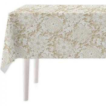 Mantel Resinado Bohemia Beige - Protector de Mesa Impermeable y Antimanchas para Salón Comedor