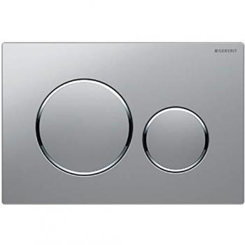 Geberit Sigma20 Dual Flush Actuator Plate - White/Gold
