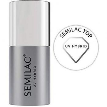 Semilac Top No Wipe Coat para Esmalte Semipermanente UV/LED 7ml