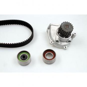 Bomba de Agua + Kit Distribución HEPU PK75331 sin amortiguador tensado, rodillo tensor 150 para MAZDA 6 Berlina, Wagon, 3 Berlina