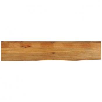 Tablero de mesa borde natural madera maciza mango 180x40x3,8 cm