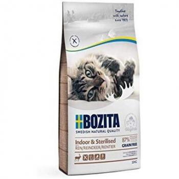 Bozita Grainfree Indoor & Sterilised Reindeer Cat Food - 10kg