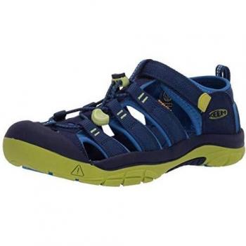 Keen Newport H2, Sandalia Unisex Niños, Profundidades Azules/Chartreuse, 32/33 EU