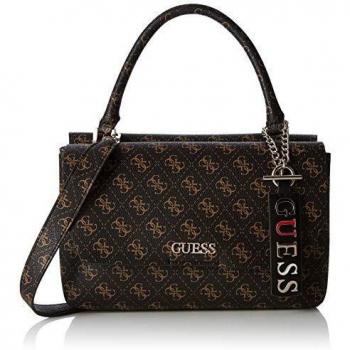 Guess - Maci Top Handle Flap, Mujer, Gris