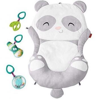 Alfombra de juego Panda Fisher Price 74 x 45 cm Gris/Blanco 4 Piezas