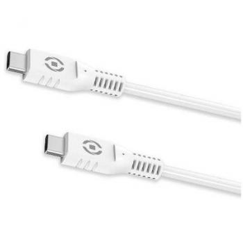Cable USB C Celly USBCUSBCWH Blanco 1 m
