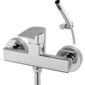 Galindo Aroha 4601000 grifo ducha monomando con accesorios de ducha plata cromado