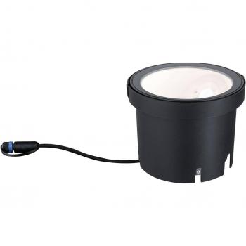 Lámpara de suelo empotrable LED Paulmann Plug&Shine Ocos 24V IP67 3000K 6,1W Antracita