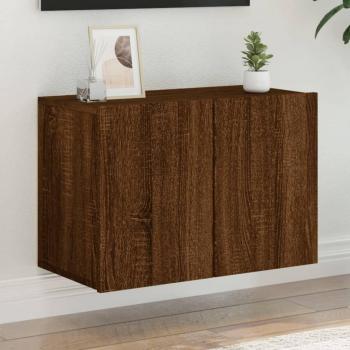 Mueble para TV de pared vidaXL 60x30x41 cm, Mueble de salón en roble marrón