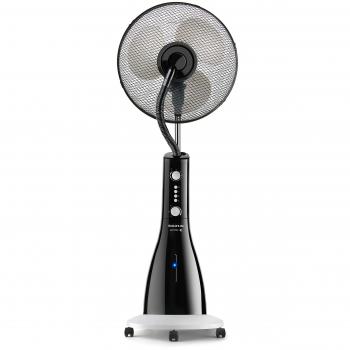 Ventilador Climatizador Taurus MF3000 con Nebulizador, 90W, 3 Velocidades de Ventilación, Oscilante 70º, Inclinación Regulable y Temporizador - Depósito de Agua de 3L
