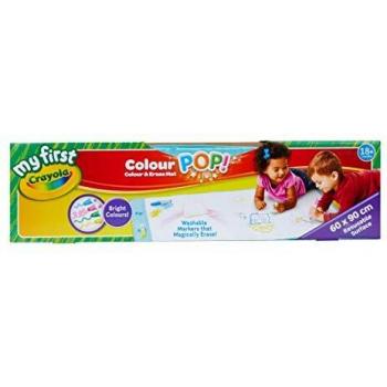 Juego de Manualidades Goliath Color Pop Drawing Mat Azul - Alfombrilla de dibujo, incluye colores borrables, diseño para niños, fomenta la creatividad y la expresión artística