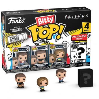 Funko Bitty Pop! Friends 4-Pack (Joey Tribbiani, Ross Geller, Rachel Green)