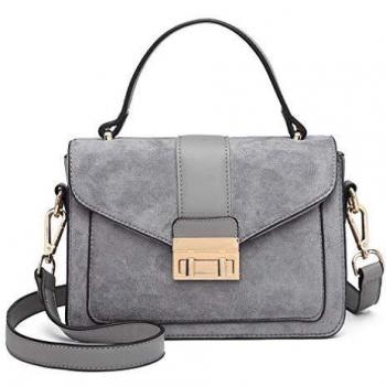 Miss Lulu Bolsos de Mujer Cuero PU Elegante Bolso Shopper Bolso de Mano Tote Bag