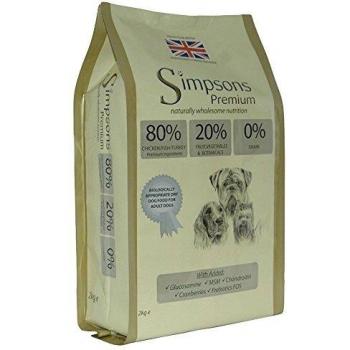 Simpsons Premium 80/20 Mixed Meat & Fish Dry Dog Food - 12kg