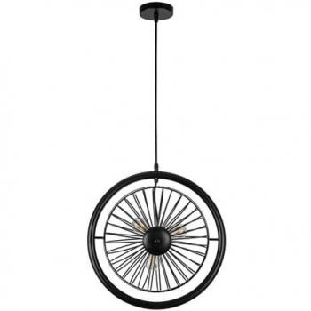 FABRILAMP Colgante Ganga 3xE27 Negro