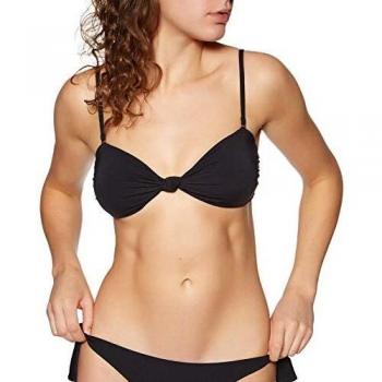 BILLABONG™ S.S Knotted Bandeau Bikini Top Women's XS Black