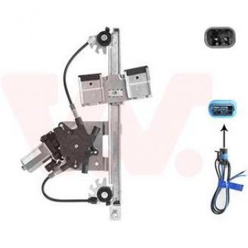 Elevalunas eléctrico VAN WEZEL 4912265, compatible con varios modelos de automóviles, incluye motor integrado, fácil instalación y diseño duradero