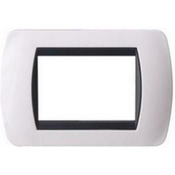 Placchette ABS Compatibles para Serie Living International - Placa Blanca - 4 Foros