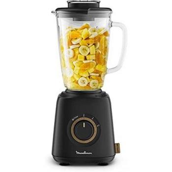 Moulinex Blendforce Cristal LM46EN Batidora de Vaso 1.75L 800W Jarra de Vidrio