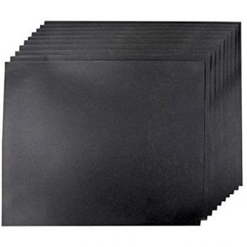 Silverline 741343 - Hojas para lijado seco y húmedo, 10 pzas