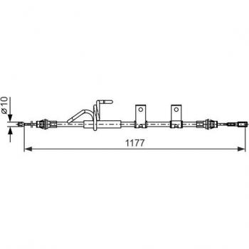Cable de freno de mano BOSCH 1 987 482 404