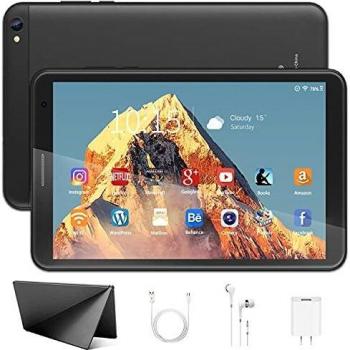 Tablet 8 Pulgadas - Google Android 10.0 Certificado por Google GMS, 3GB de RAM + 32GB de ROM/128GB，Cuatro-Core, 1280 × 800 IPS ，Batería 6500mAh，WiFi, Bluetooth