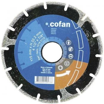 Disco de diamante electrodepositado reforzado 115 mm para corte profesional en mármol y materiales duros