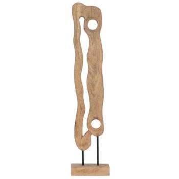 Figura Decorativa Natural Abstracta 15 x 9 x 68,5 cm
