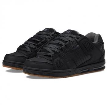 Zapatillas Globe Sabre Negro para hombre, calzado urbano, diseño moderno, suela de goma resistente, acolchado en el tobillo, plantilla cómoda y ligera, ideal para skate y uso diario
