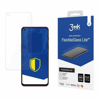 Protector de Pantalla 3MK FlexibleGlass Lite para OnePlus Nord 2 5G, Funda Híbrida Transparente