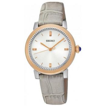 Reloj Seiko Mujer SRZ452P1 - Elegante diseño analógico con correa de piel de alta calidad