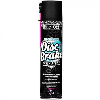 Muc-Off Limpiador de Discos de Freno 400ml - Limpiador de Frenos de Disco de Bicicleta, acción rápida y secado rápido, trata, rehidrata y limpia frenos de disco y rotores