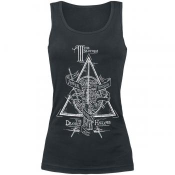 Harry Potter The Deathly Hallows Top Mujer Negro XL