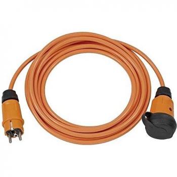 Extensión Profesional Brennenstuhl VQ 1110 de 5m, Cable H07BQ-F3G1.5 Naranja, IP44, Resistente a Aceite y Desgaste