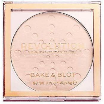 Makeup Revolution Bake & Blot Setting Powder - 5.5g - Matte Finish, Perfect Coverage