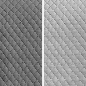 Cubresofá EIFFEL TEXTILE Rombos oscuro para 2 plazas, acolchado reversible bicolor, antimanchas, ideal para invierno y verano