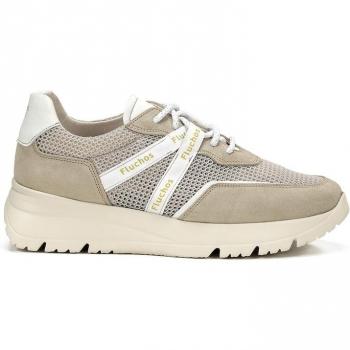 Fluchos - Zapato sport para mujer en tejido con cordones