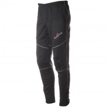 4ucycling – Sonda térmica de ciclismo pantalones cortavientos Cálido Polar, Hombre, negro, L