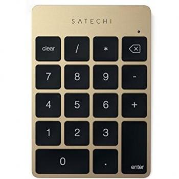 Satechi Keypad Delgado Portátil de Aluminio Bluetooth con 18-Teclas Extensión de Teclado para Entradas de Datos en Excel y Numbers