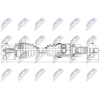 Árbol de transmisión NTY NPW-VV-038 - Alta calidad y durabilidad