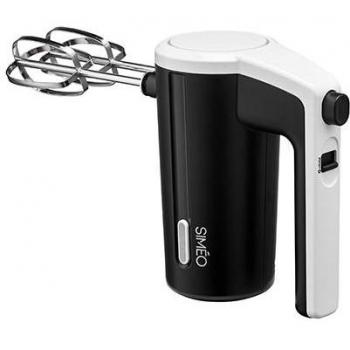 Batidora eléctrica recargable sin cable SIMEO BMN550, 3 velocidades, 50 W, negro y blanco