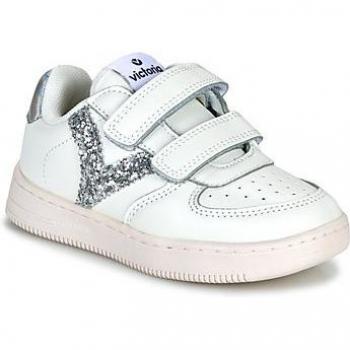 Victoria Tiempo Girls' Sneakers with Contrast Panels and Velcro Straps