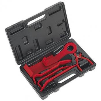 Kit de herramientas especializadas SEALEY RT6K - incluye palancas de montaje y otras herramientas para facilitar el desmontaje y montaje de neumáticos, fabricado en acero resistente, con un diseño ergonómico que permite un agarre cómodo y