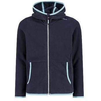 CMP Kids Fleece Hoodie with Fixed Hood - Blue, Unisex, Size 4 Years