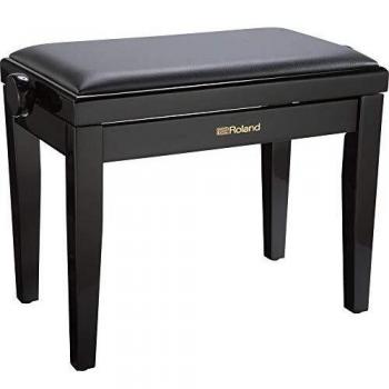 Banco de Piano Ajustable Ébano Pulido Roland RPB-200PE